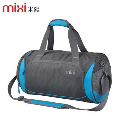 Mi Xi Fitness Bag Sports Bag Men's Travel Bag Women's Portable Travel Bag Small Luggage Bag One Shoulder Training Bag Cylinder Bag
